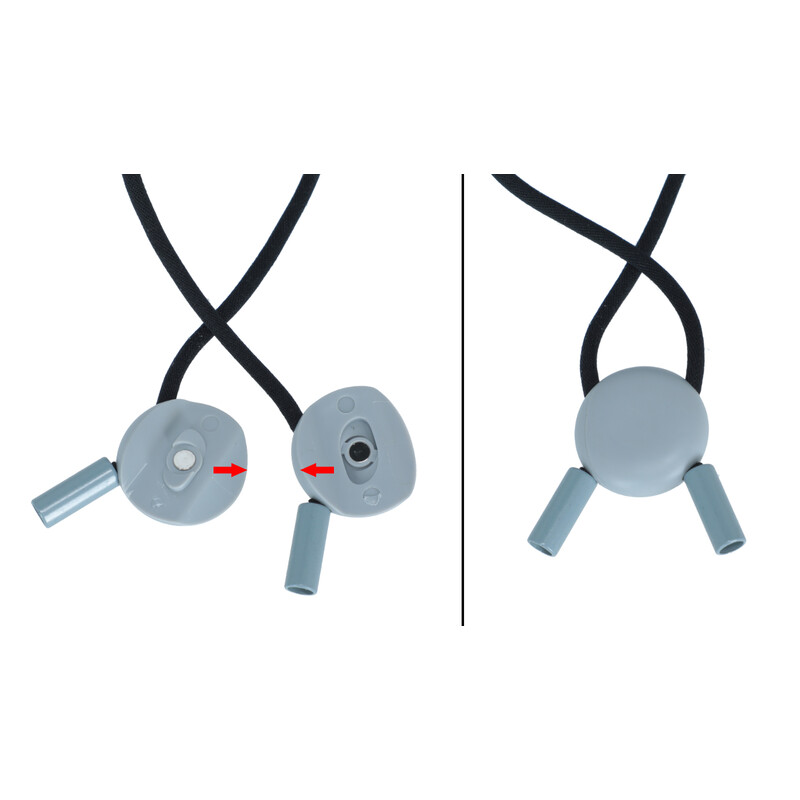 Ergonomikus utazó nyakpárna - memóriahabból, kék