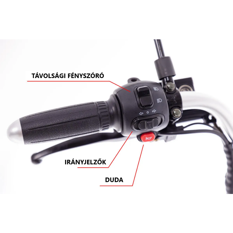 Elektromos CHOPPER UNIZDRAV háromkerekű - erős 2000 W-os motor