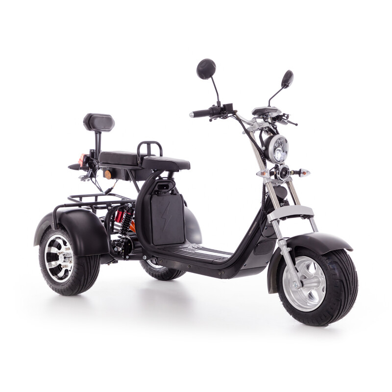 Elektromos CHOPPER UNIZDRAV háromkerekű - erős 2000 W-os motor