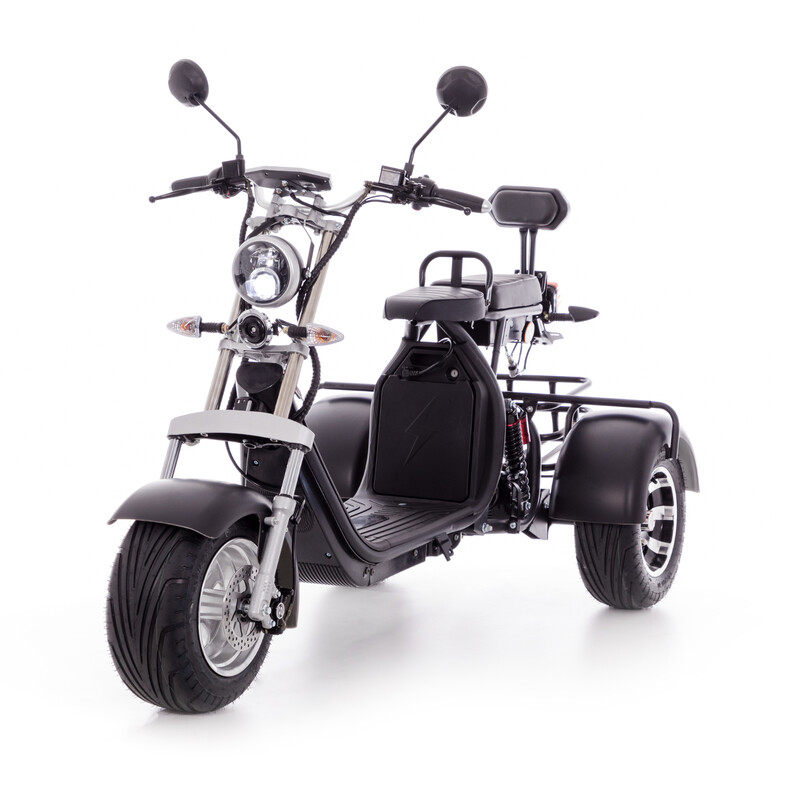 Elektromos CHOPPER UNIZDRAV háromkerekű - erős 2000 W-os motor