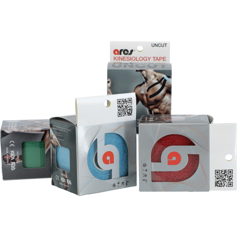 Kinezio szalag Ares 5 cm x 5 m, zöld