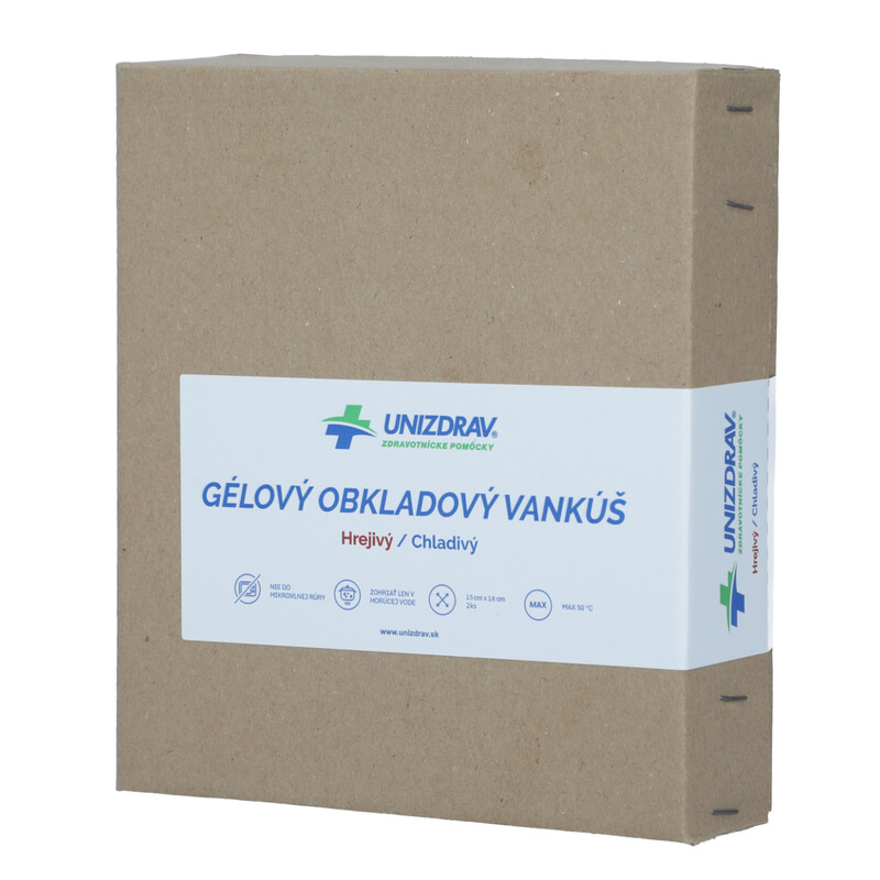 UNIZDRAV gél párna, 18 x 15 cm