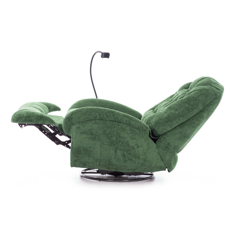 Stílusos relaxációs állítható fotel TRENDY, zöld