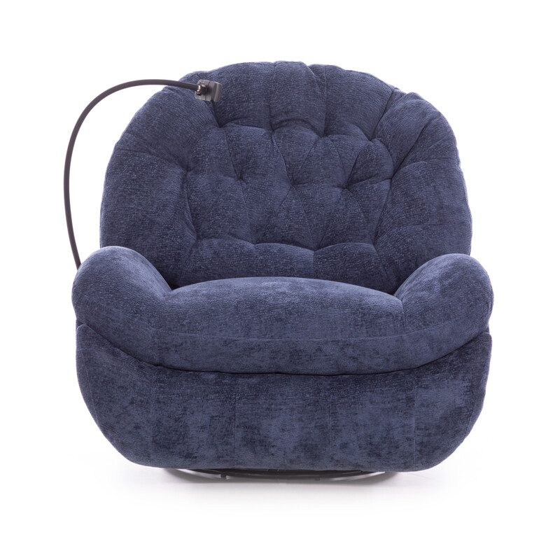 Stílusos relaxációs állítható fotel TRENDY - kék