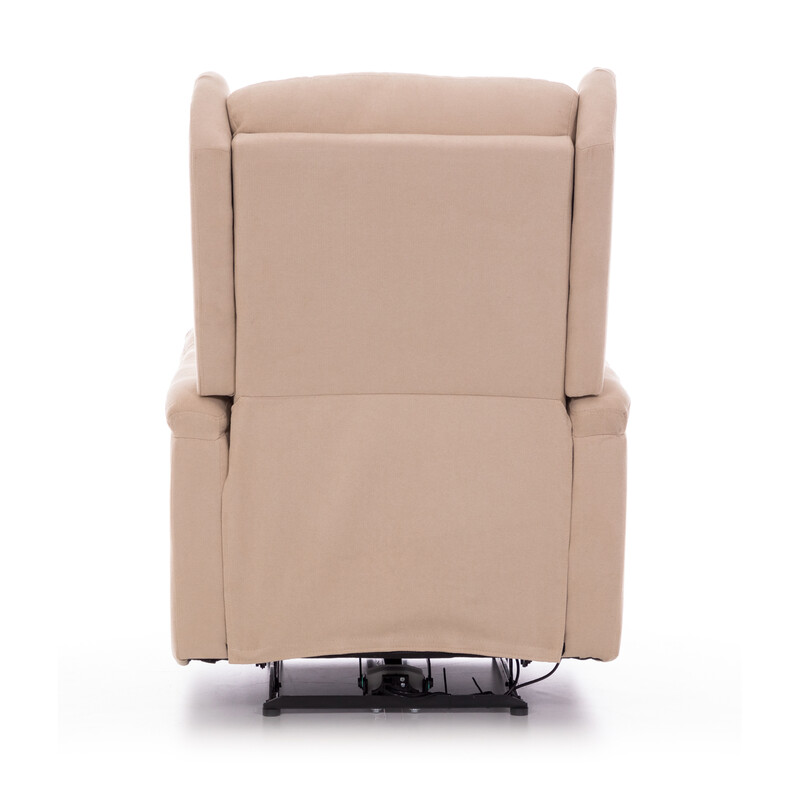 COMFORT Relaxációs állítható fotel, szövet, bézs