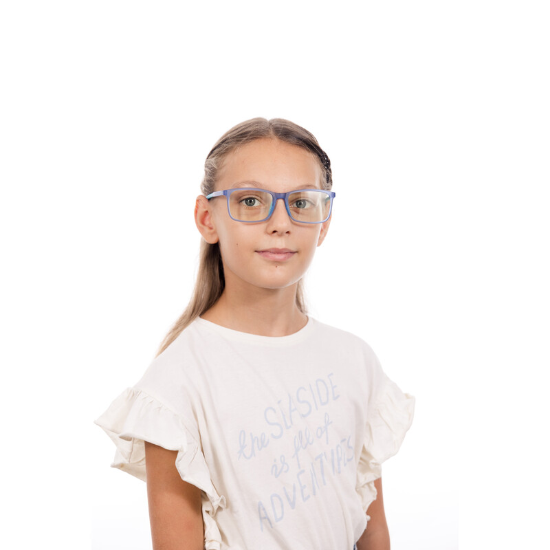 UNIZDRAV Kékfény szűrő szemüveg + szemüveg tartó tok, tigrises