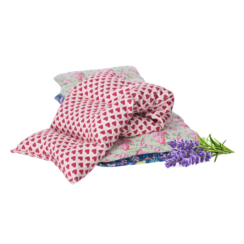 Melegítő hőpárna UNIZDRAV Levendula Szívek