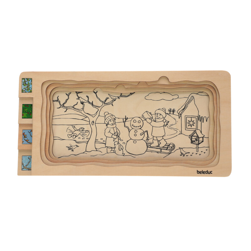 Oktató puzzle 4 évszak a Beleductól