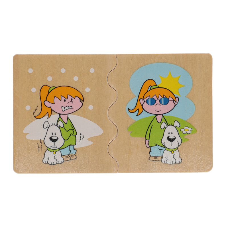 Beleduc Edukációs Puzzle - Ellentétek.