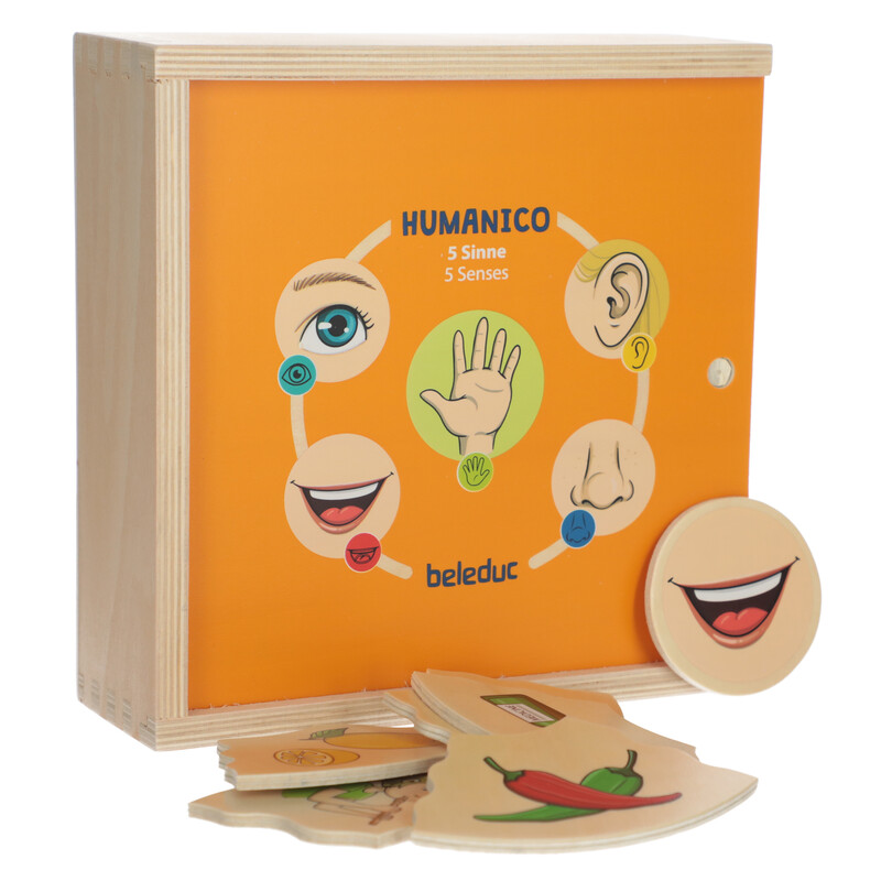 Didaktikus játék és puzzle 2 az 1-ben Humanico Érzékek a Beleduc-tól.