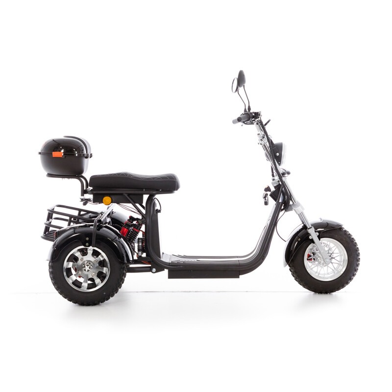 Elektromos Chopper UNIZDRAV PRO háromkerekű - erős 2000 W-os motor
