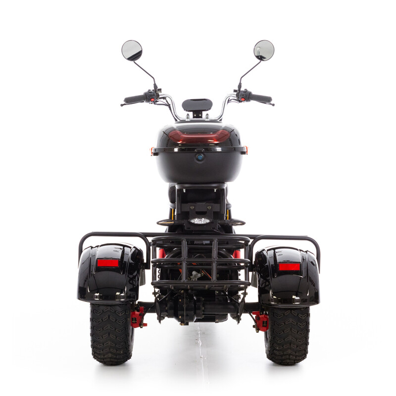 Elektromos Chopper UNIZDRAV PRO háromkerekű - erős 2000 W-os motor