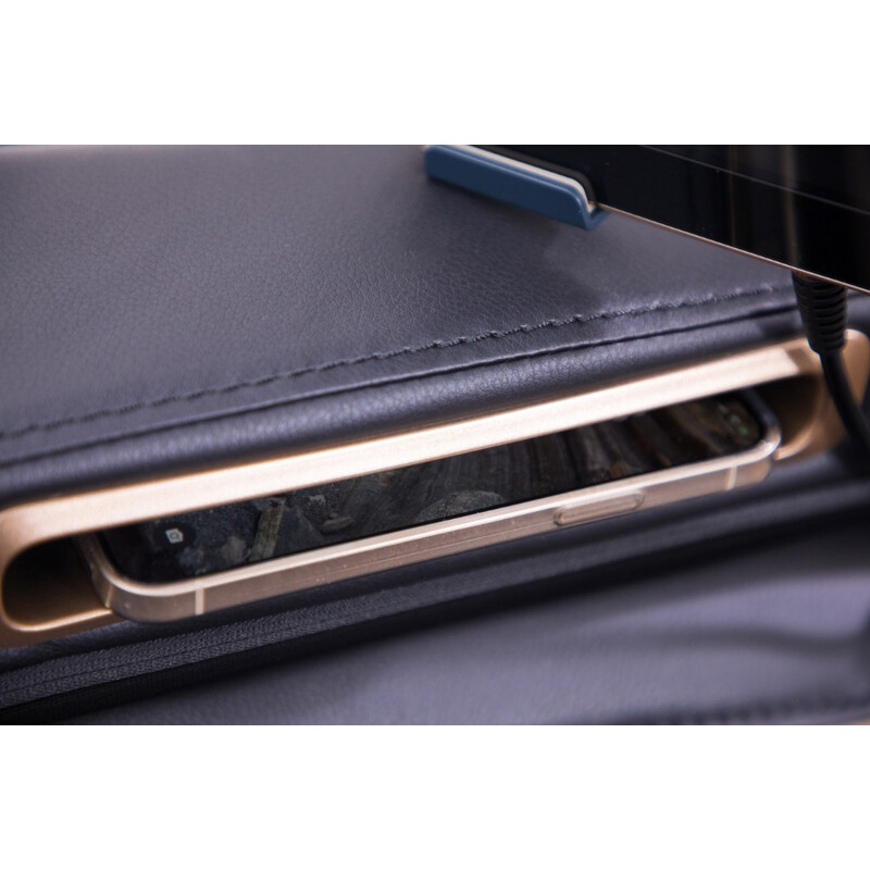 LUX 4D MASSAGER elektromos masszázsfotel, kék-arany (Használt darab)