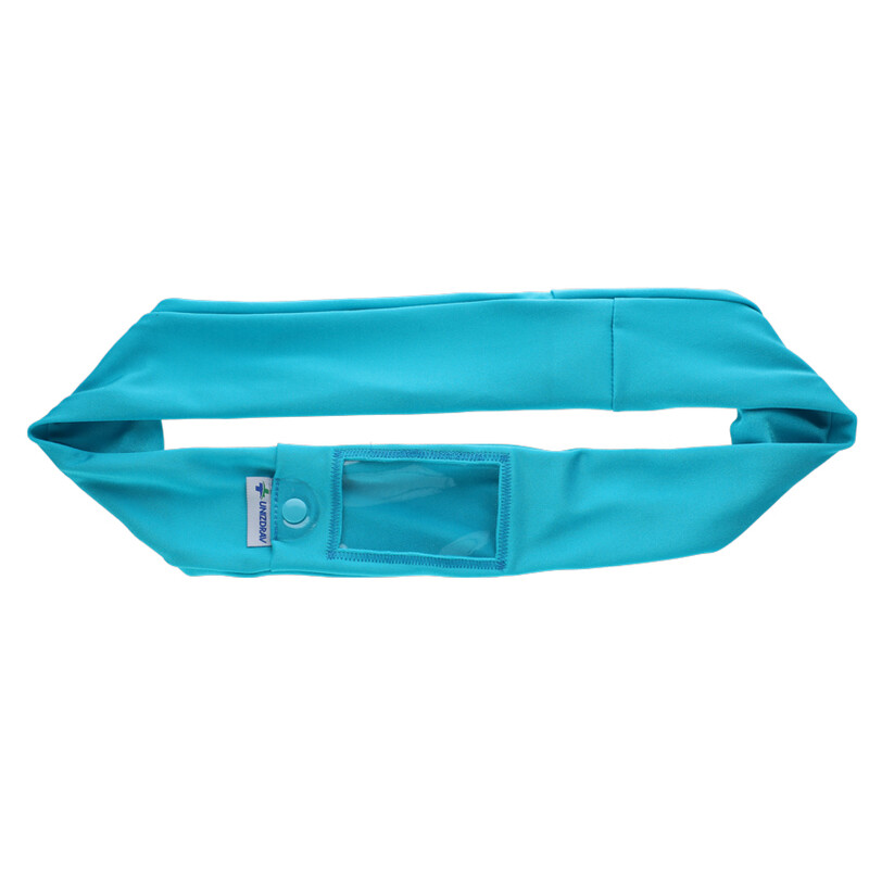 Dia öv inzulinpumpához ablakkal, türkiz színű