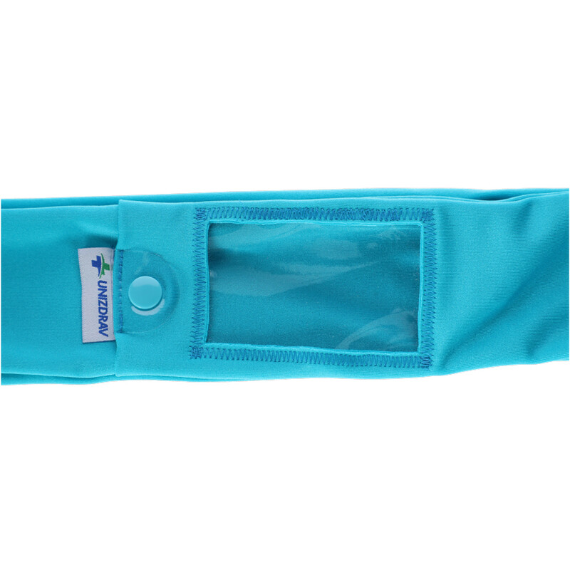 Dia öv inzulinpumpához ablakkal, türkiz színű