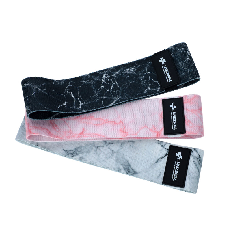 Textil erősítő gumik, 3 darabos készlet