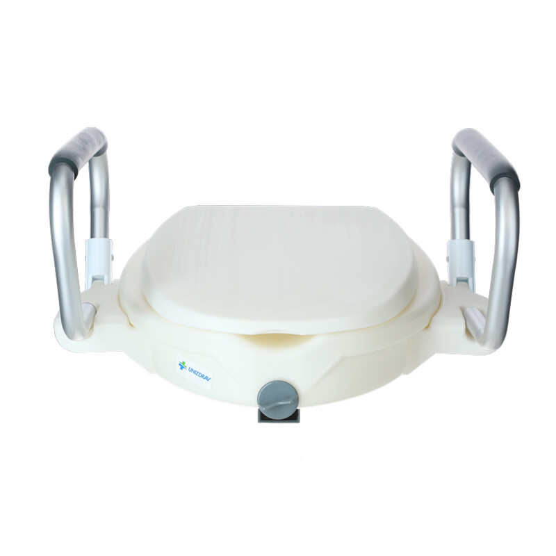 UNIZDRAV WC magasító, lehajtható karfával, 12 cm