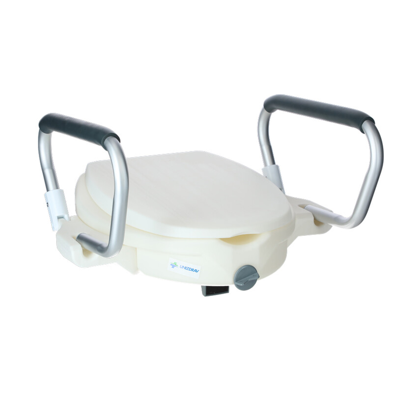 UNIZDRAV WC magasító, lehajtható karfával, 12 cm