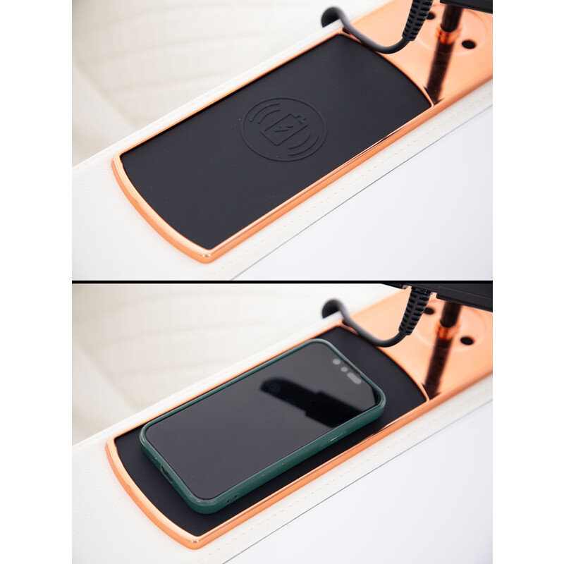 Elektromos masszázsfotel Prestige 3D MASSAGER ionizátorral, fehér