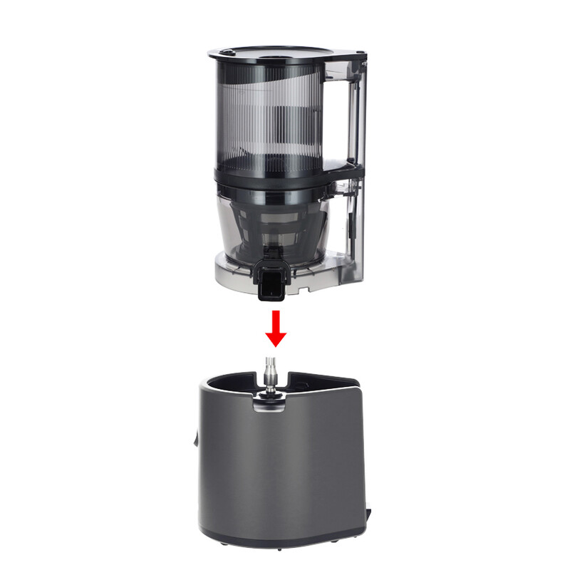 Hurom H320N zöldség- és gyümölcsprés, titánszürke