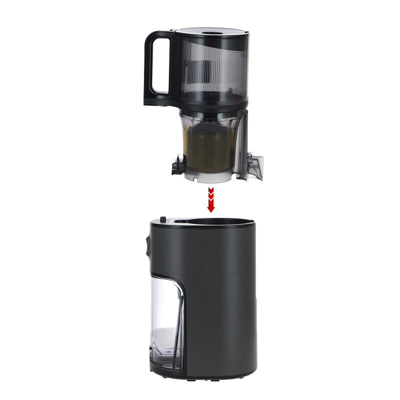 Hurom H400 zöldség- és gyümölcsprés, titánszürke