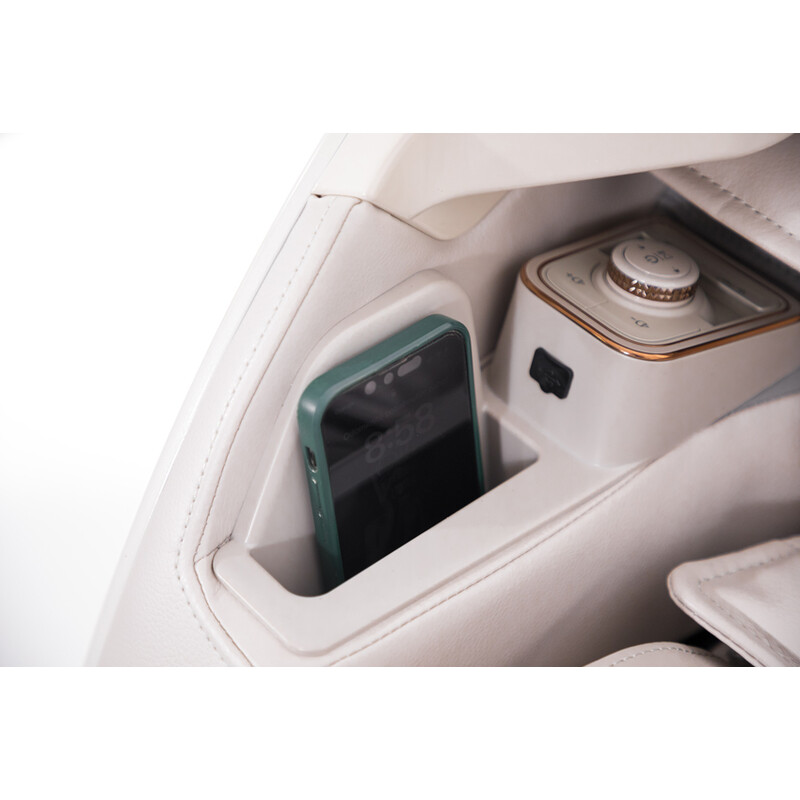 Elektromos masszázsfotel ProLux 4D MASSAGER légionizátorral, fehér