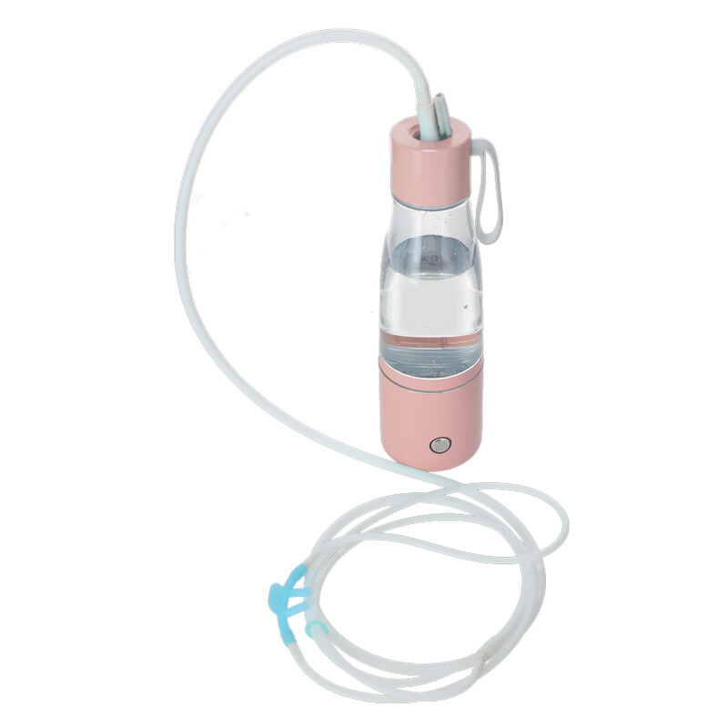 Palack hidrogénes víz előállításához, rózsaszín