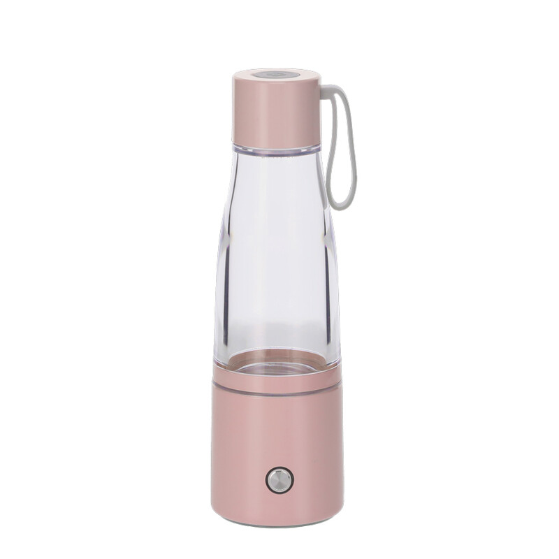 Palack hidrogénes víz előállításához, rózsaszín