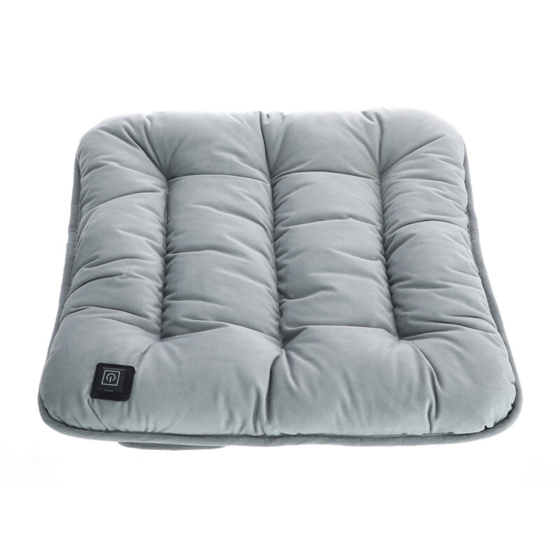 Hordozható melegítő ülőpárna, szürke