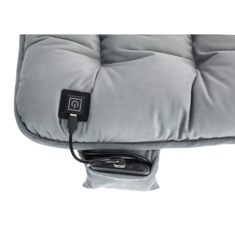 Hordozható melegítő ülőpárna, szürke