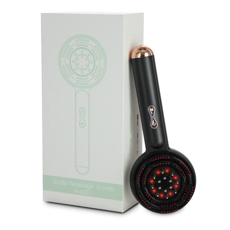 Regeneráló hajkefe LED terápiával