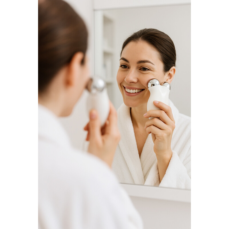 Arc- és nyakmasszírozó készülék EMS funkcióval