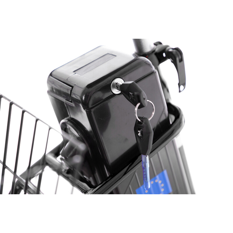 Háromkerekű elektromos kerékpár Tornado ZTECH, fekete