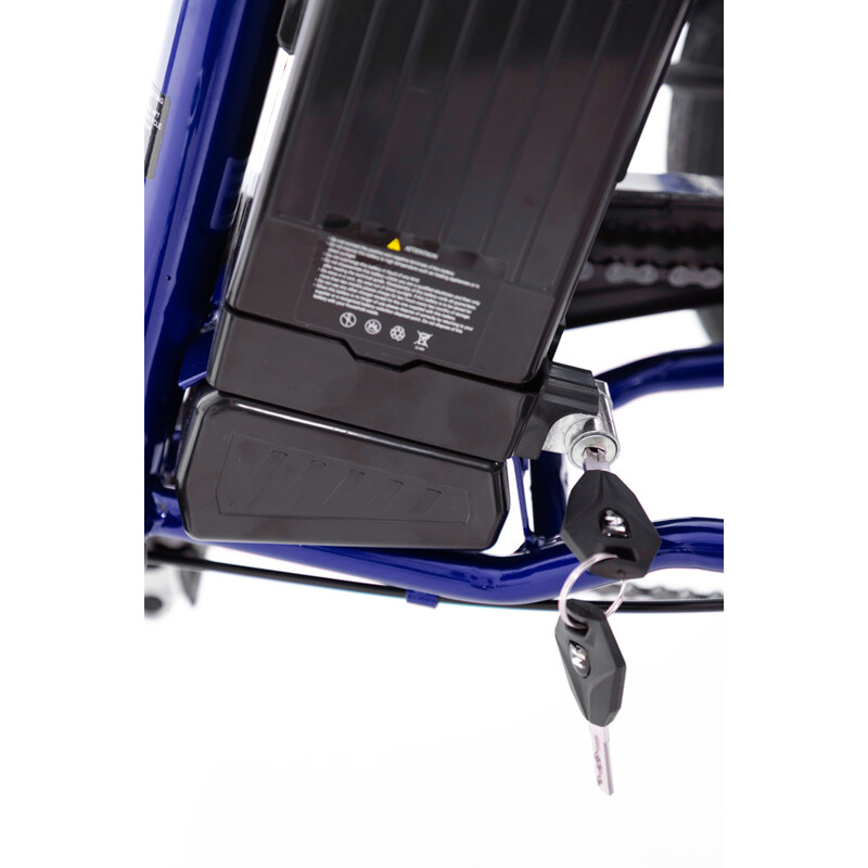 Háromkerekű elektromos kerékpár Tornado ZTECH, kék