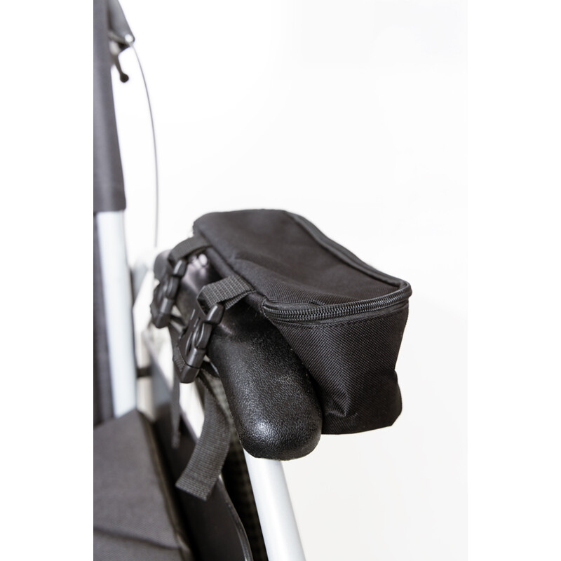 Kerekesszék karfájára rögzíthető táska