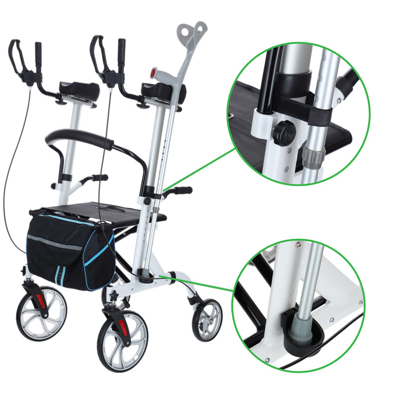 UNIZDRAV rollátor hosszított könyöktámasszal