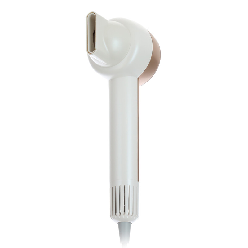 Hajszárító levegőionizátorral, arany- fehér színben