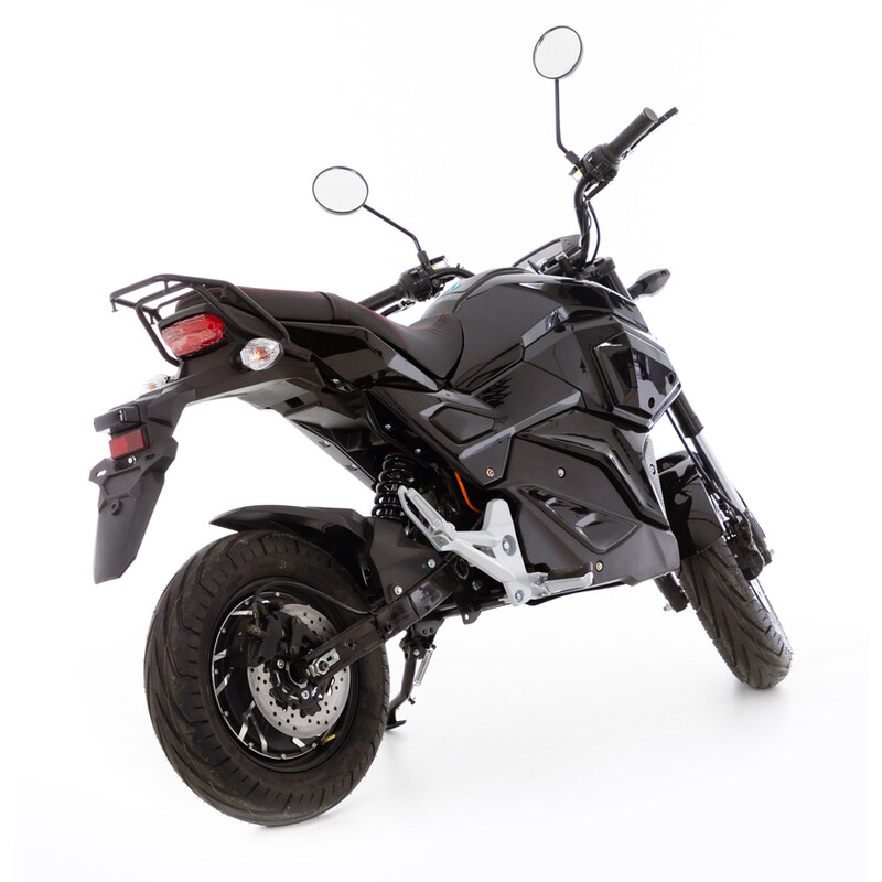 Elektromos motorkerékpár e-Flex, fekete