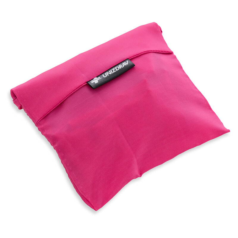 UNIZDRAV összehajtható bevásárlószatyor, rózsaszín