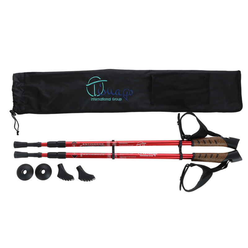 Túrabotok, piros színben