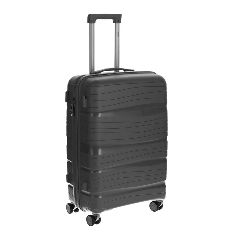 Utazóbőrönd, fekete színben