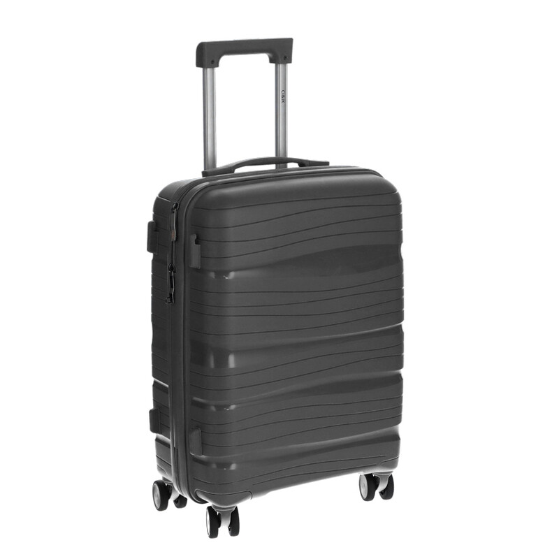 Utazóbőrönd, fekete színben