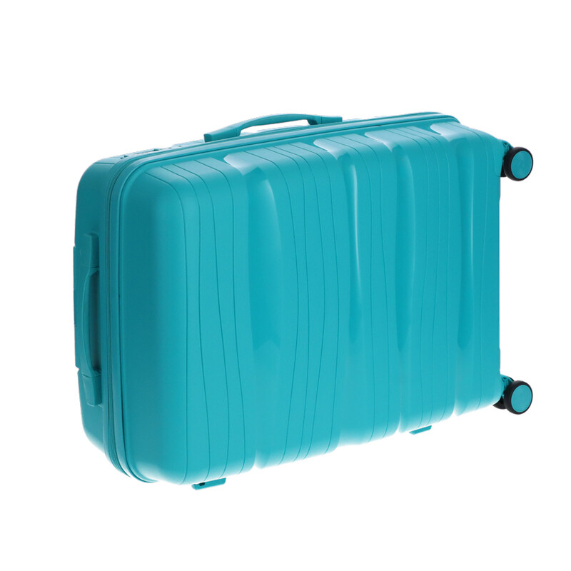 Utazóbőrönd, türkiz színben