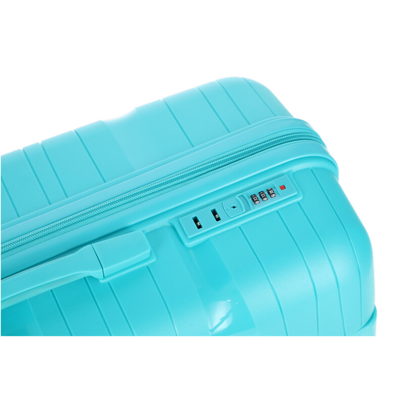 Utazóbőrönd, türkiz színben