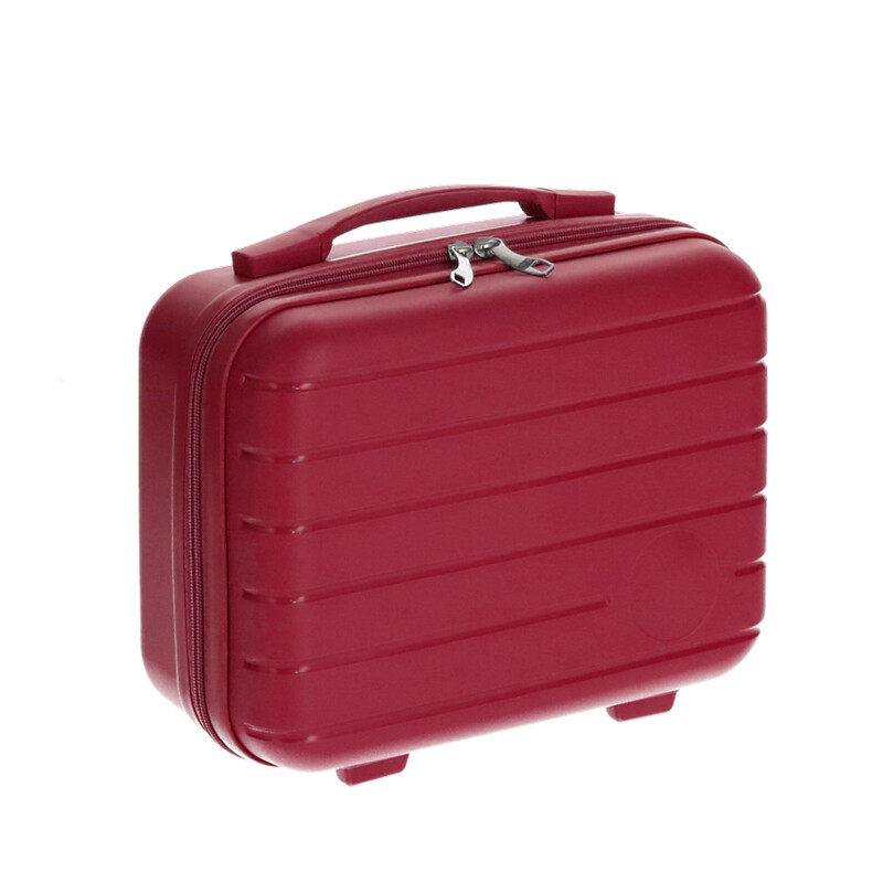 Utazóbőrönd, bordó színben