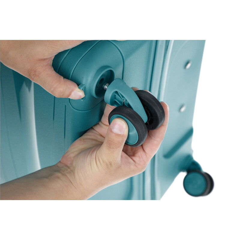 Utazóbőrönd, petrolkék színű