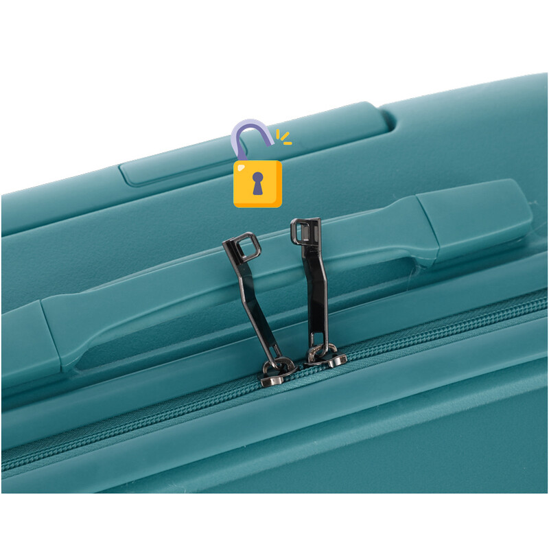 Utazóbőrönd, petrolkék színű