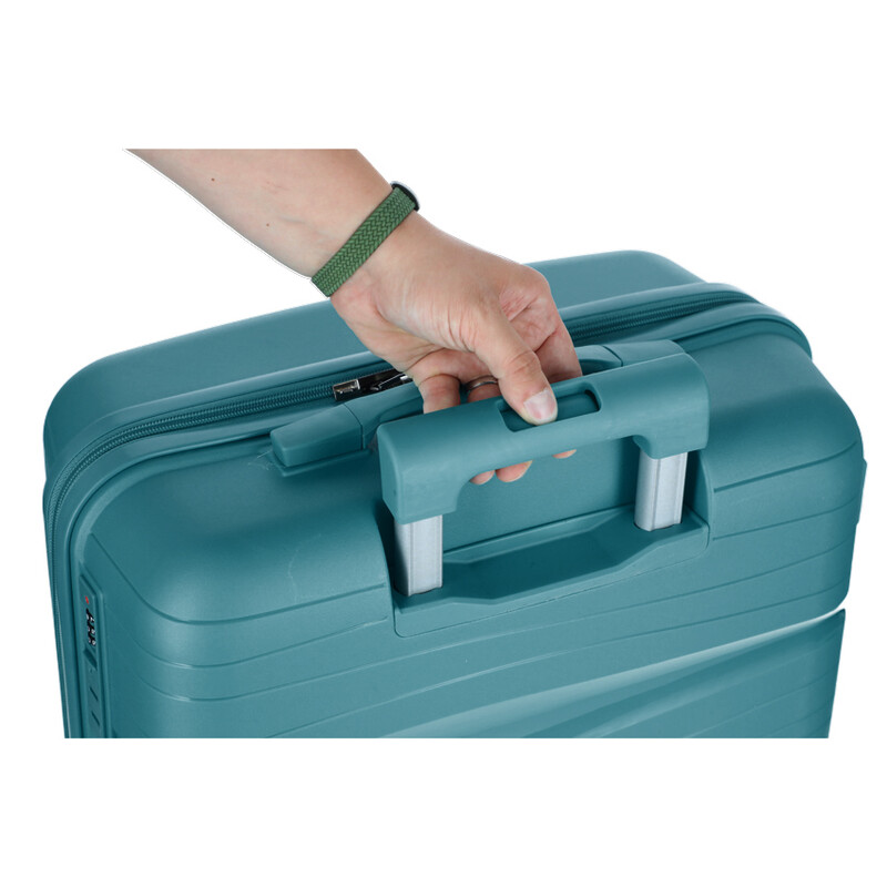 Utazóbőrönd, petrolkék színű