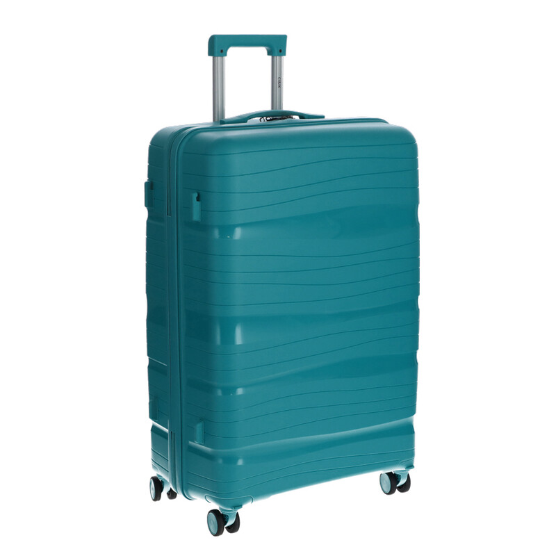 Utazóbőrönd, petrolkék színű