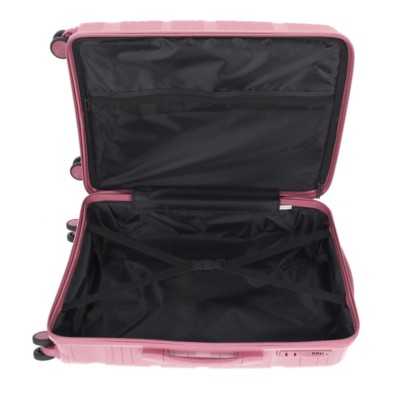 Utazóbőrönd, fáradt rózsaszín
